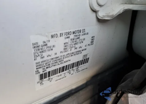 2020 Lincoln Aviator Reserve from USA, damaged, VIN 5LM5J7XC3LGL02074